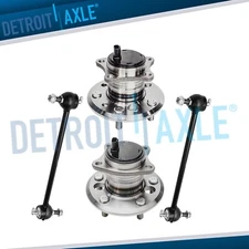 4pc Rear Wheel Hub Bearing Sway Bar Link for 2007-2011 Toyota Avalon Camry ES350