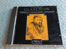 GLASUNOV: Symphony No. 8 CD, 1993, ORFEO 