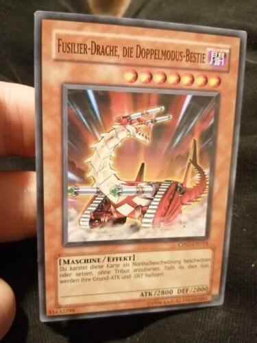 Yugioh Card Rifle Dragon Dual Mode Beast CP07-DE014 Common German NM - Picture 1 of 2
