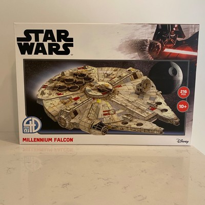Star Wars Millennium Falcon 4D Puzzle New Sealed 216 pcs 4D Cityscape Inc Disney