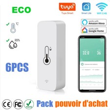 Thermomètre Connecté intelligent Température Capteur Humidité Tuya Home Alexa