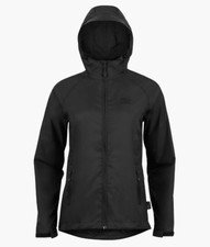 Highlander Women's Stow & And Go Packaway Jacket Black Jac077l W/proof L/weight