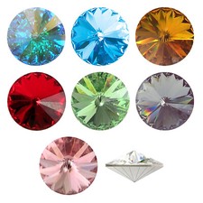 SS39-1122 Swarovski Kristalle 8mm Rivoli in 2, 5, 10, 25 Abpackungen