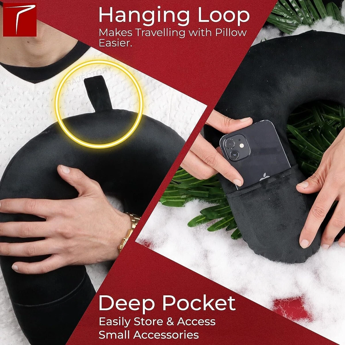 Trajectory top neck pillow