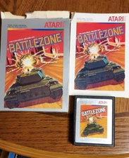 Vintage 1983 Atari 2600 Battlezone Game Program Instructions Booklet Box