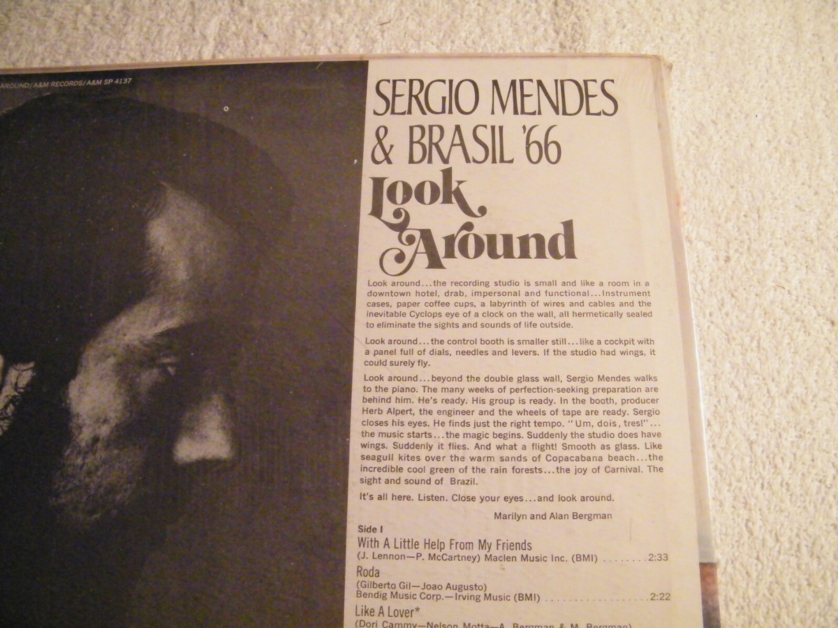 SERGIO MENDES & BRASIL 66 - Look Around - LP A&M 4137 Shrink