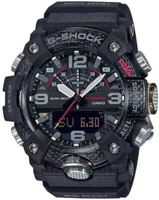 時計 G-SHOCK MASTER OF G QUAD SENSOR Casio Men's G-Shock Master of G Mudmaster Carbon Core Guard Quad