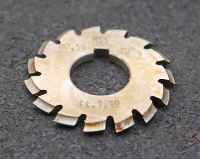 DOLD Zahnformfräser m= 0,55mm No. 5 für Z= 26-34 EGW 20° gear profile cutter
