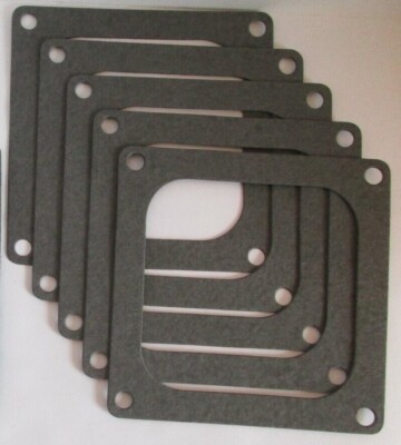 (5) Holley Dominator 4500 Open Square Bore Carburetor Base Gaskets SBC BBC Ford