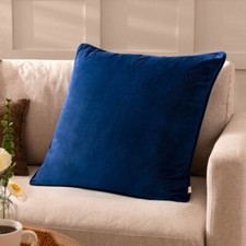 Image of Evans Lichfield Opulence Soft Velvet Royal Cushion  55cm x 55cm - RRP £26