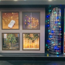 Micro Fairy Lights 50 Light Set Christmas Color Changing Warm White or Multi