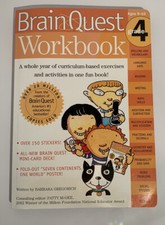 Brain Quest Workbook: Grade 4 Paperback By Gregorich, Barbara New 2008