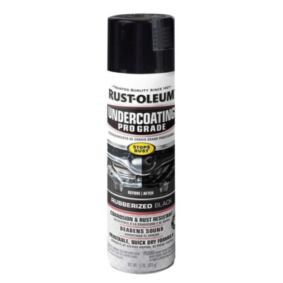 Rust-Oleum 248656 Professional Rubberized Undercoating Spray 15Oz Rust-Oleum 248656 Professional Rubberized Undercoating Spray 15Oz