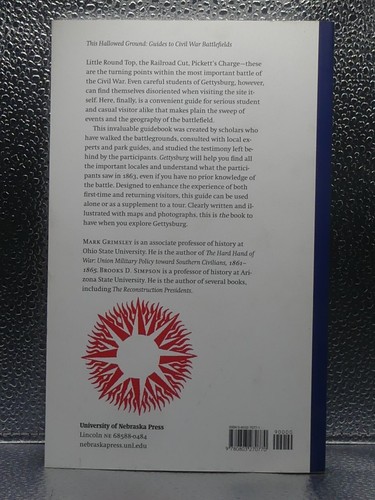 Gettysburg A Battlefield Guide Mark Grimsley & Brooks D. Simpson 1999 Paperback - Picture 2 of 8