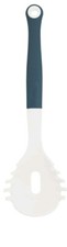 Image of 3x Colourworks Silicone Utensils Ladle Pasta Spoon Masher Slotted Turner Spatula