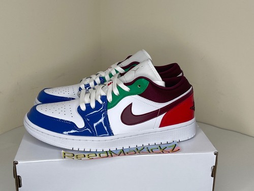 Nike Air Jordan 1 Low SE White Beetroot Multicolor Womens DB5455 100 | eBay