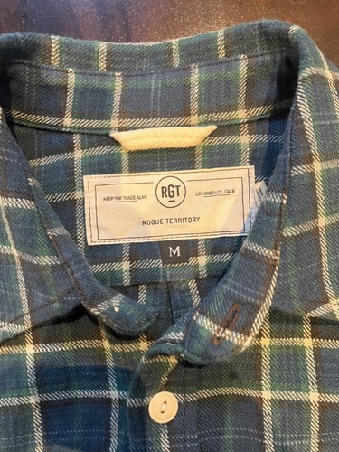 Rogue Territory slub plaid shirt, Medium, hardly worn - Picture 2 of 6