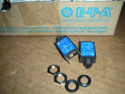 ETA 106-M2-P30-1.8A Manual Reset 1.8A Circuit Breaker AC/DC Control 2-Pcs. NEW!