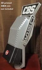 Reproduction CBS Call Letters Mic Flag for RCA 44BX Vintage Microphone 3D print