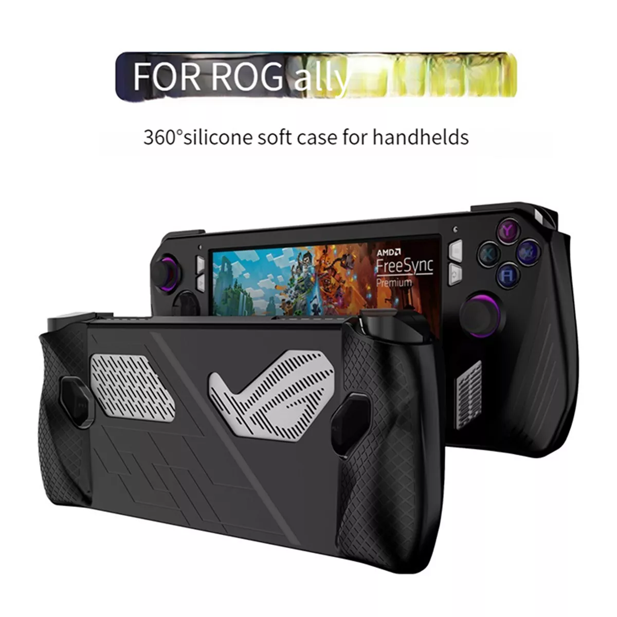 Rog Ally Case, Clear Case Compatible Asus Rog Ally Gamings Handheld, Soft  Tpu Game Console Silicone Cover For Rog Ally Gamings Handheld