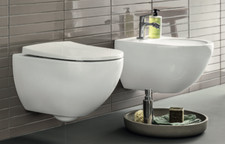 Sanitari Bagno sospesi Geberit Pozzi Ginori Acanto sospesa vaso e bidet