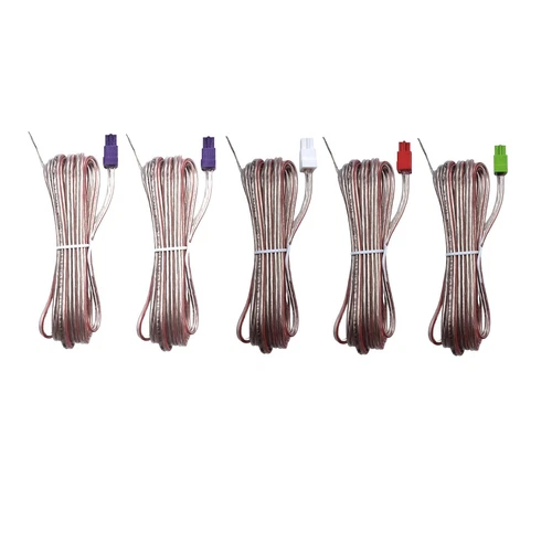 5x Speaker SubWoofer Sound Red Gray Wire Cord Cables For Sony Home Cinema System