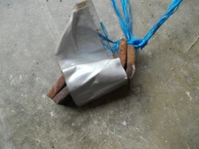 International 444 IH tractor ORIGNAL lower front grill mounting bracket brackets