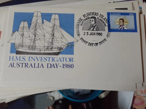 Australia  1981 matthew flinders island tas postmark FDC