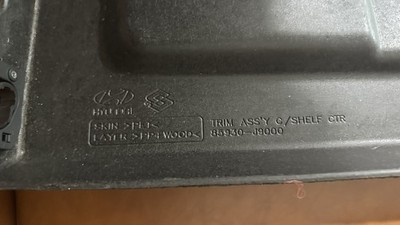 Cargo Cover for Hyundai Kona 2017-2023 85930J9000 Parcel Shelf Wood Flour Board