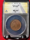 British India Quarter Anna coin from a recent eBay sale