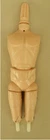 Vintage 1966 Hasbro GI Joe Figure Neck Chest Hip Thighs Body Parts C6