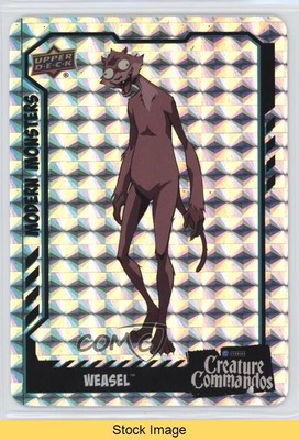2025 Upper Deck DC Creature Commandos Modern Monsters Stickers Weasel READ 0wp8