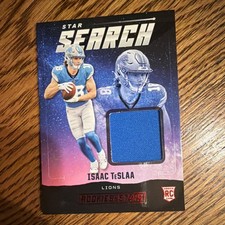 2025 Panini Rookies & Stars Star Search Isaac TeSlaa Lions SS-ITA Rookie NFL