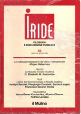 Iride, anno XXI, 2008, n. 53 AA. VV. Il Mulino