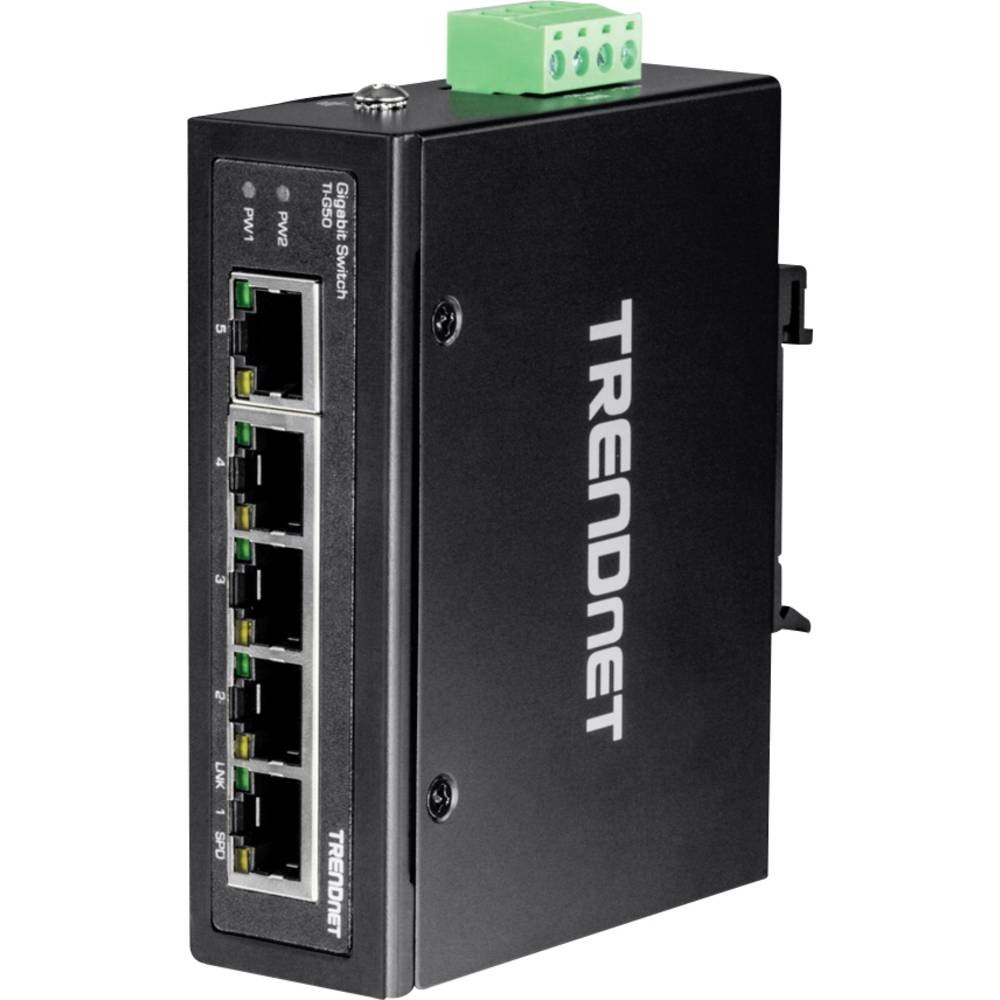 Switch industriel TrendNet TI-G50 haute température avec protection contre les surtensions