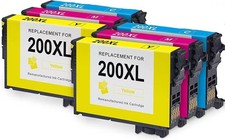 6x ink For Epson 200XL T200XL XP200 XP300 XP310 XP400 XP410 WF2520 WF2530 WF2540