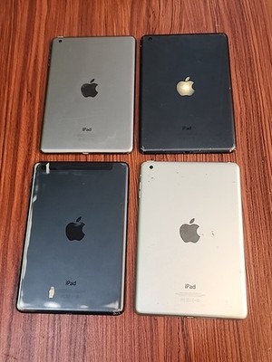 LOT OF 4 IPAD MINI 1ST GENS - FOR PARTS - UNTESTED