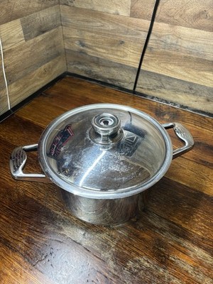 Platinum Professional Cooking S. 24 Elements T304 Stainless Steel 8 Qt Stock Pot