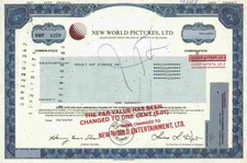 New World Pictures 1988 Atlanta Georgia 20th Century Fox Murdoch Walt Disney  #