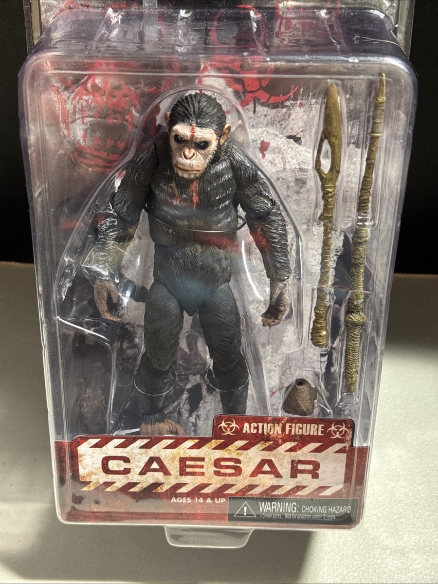 Planet of the Apes フィギュアセット未開封 NIB NECA Dawn of The Planet of The Apes Caesar 7