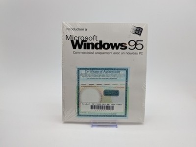 New Sealed Microsoft Windows 95 software Floppy Disks Canadian Version 