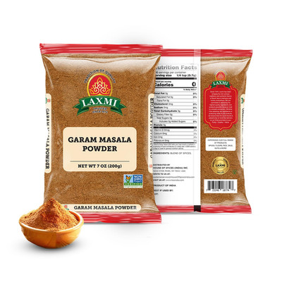 Laxmi Garam Masala 7 Oz (200gm) | A spicy and aromatic blend of our various salt