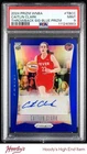 2024 Panini Prizm WNBA Throwback Blue Caitlin Clark RC Rookie AUTO 35/75 PSA 9