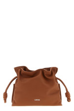 LOEWE Flamenco Mini 2600 SQUIRREL Nappa Leather Clutch New And Authentic