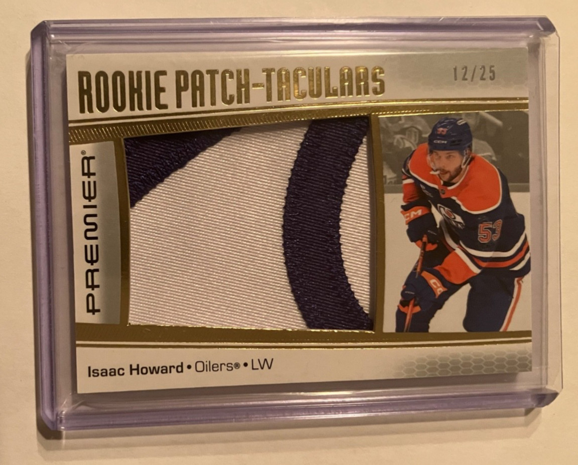 Upper Deck 2025-26 Isaac Howard Rookie Patch-Taculars #RPT-IH /25 RC