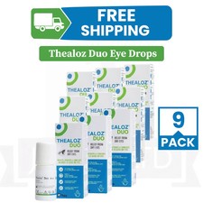 THEALOZ Duo 10ml   PACK OF 9 Dry Eye Drops