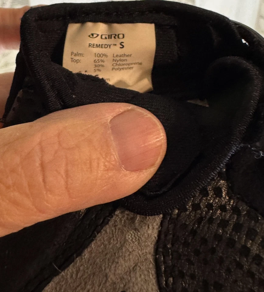 Guantes de bicicleta de montaña Giro Remedy S d3o dedo completo pequeños acolchados MTB ciclismo Foto 3 de 4