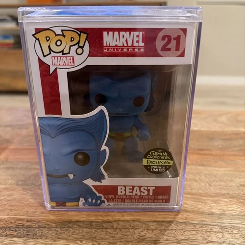 Funko Pop! Marvel BEAST (Flocked) 21 - Gemini Exclusive - LE 240 (X-Men)
