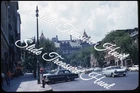 Albany New York Street Scene Cars Signs Capitol 35mm Slide 1950s Kodachrome