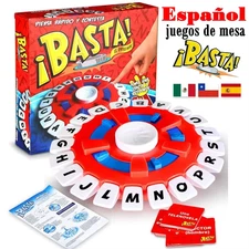Spanish Basta Game Fast-paced Family Gathering Letter Toys For Adults Children